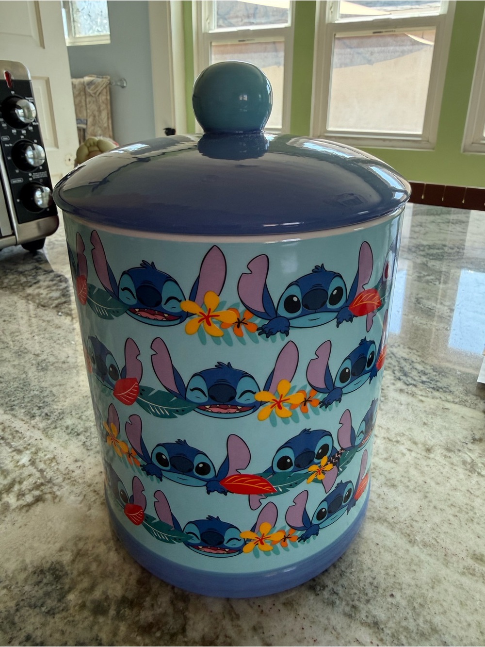Disney Stitch Ceramic Cookie 🍪 Jar NWT
